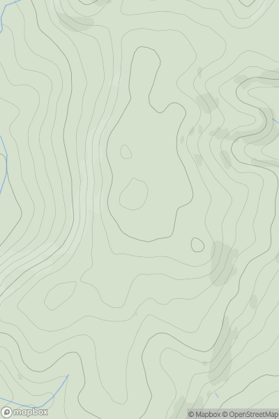 Thumbnail image for Hopesay Hill showing contour plot for surrounding peak