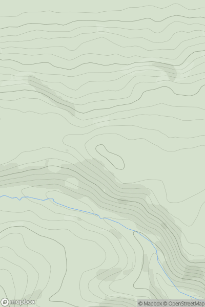 Thumbnail image for Mary Knoll showing contour plot for surrounding peak