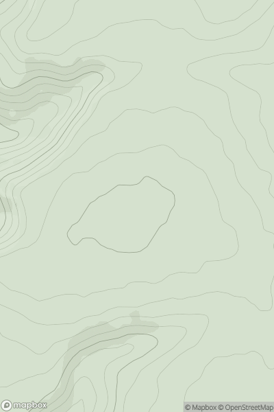 Thumbnail image for Shelderton Hill showing contour plot for surrounding peak