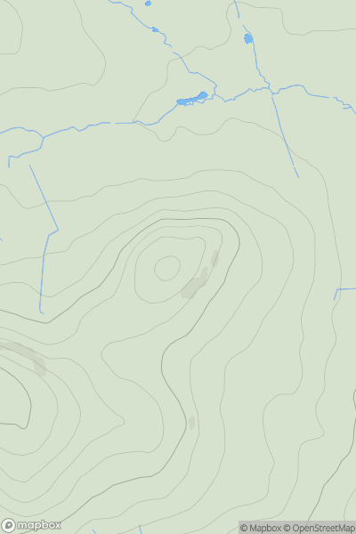 Thumbnail image for Hill End showing contour plot for surrounding peak