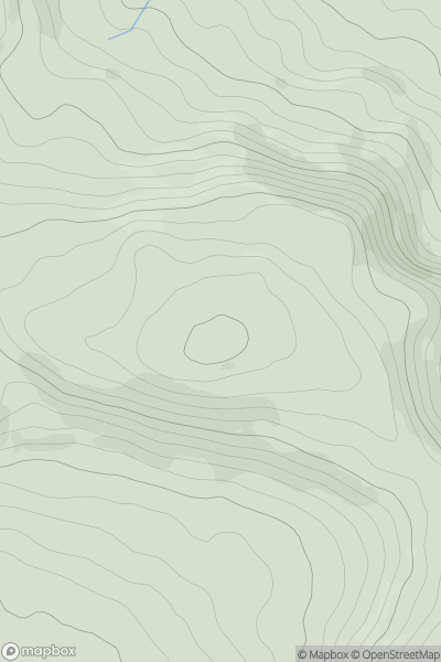 Thumbnail image for Moccas Hill showing contour plot for surrounding peak