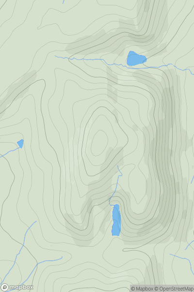 Thumbnail image for Midsummer Hill showing contour plot for surrounding peak
