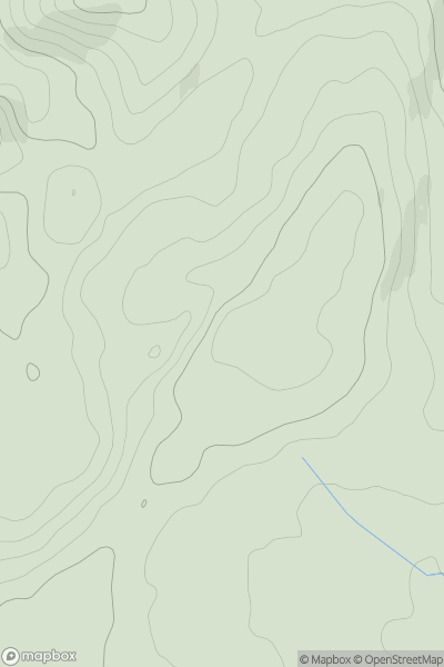 Thumbnail image for Maddock's Hill showing contour plot for surrounding peak