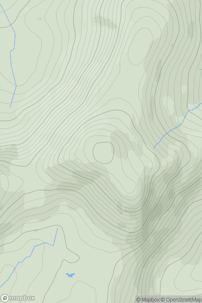 Thumbnail image for Curleywee showing contour plot for surrounding peak