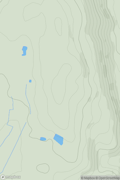 Thumbnail image for Wigpool Common showing contour plot for surrounding peak