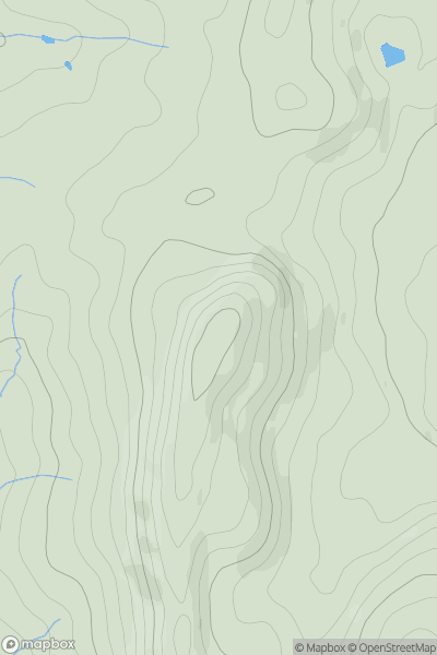 Thumbnail image for Walsgrove Hill showing contour plot for surrounding peak