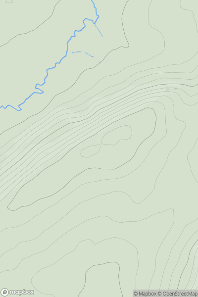 Thumbnail image for Wolverton Hill showing contour plot for surrounding peak