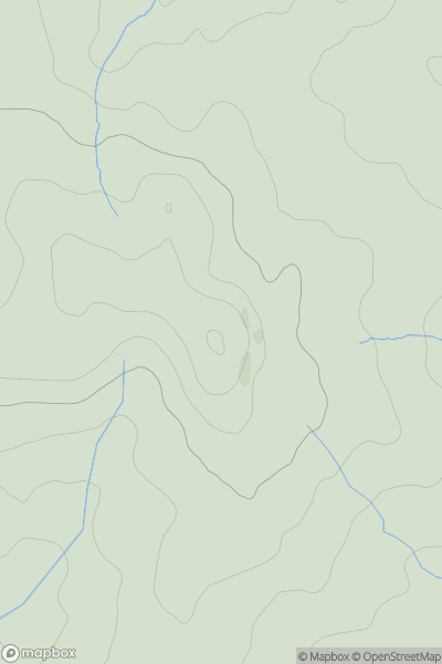 Thumbnail image for Clows Top showing contour plot for surrounding peak