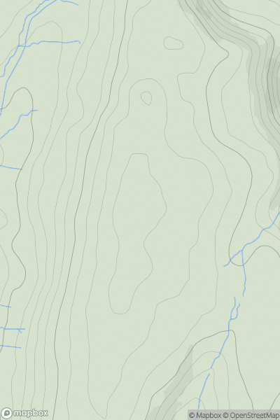 Thumbnail image for Staple Edge Hill showing contour plot for surrounding peak
