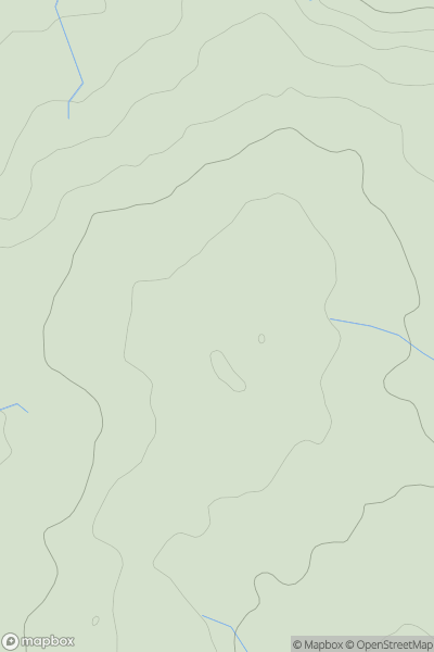 Thumbnail image for Leysters Hill showing contour plot for surrounding peak