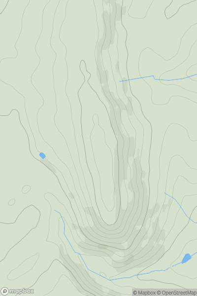 Thumbnail image for Breakheart Hill showing contour plot for surrounding peak