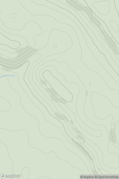 Thumbnail image for Canwood Knoll showing contour plot for surrounding peak