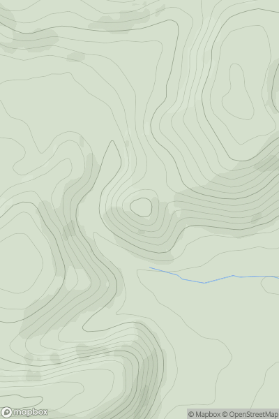 Thumbnail image for Hazel Point showing contour plot for surrounding peak