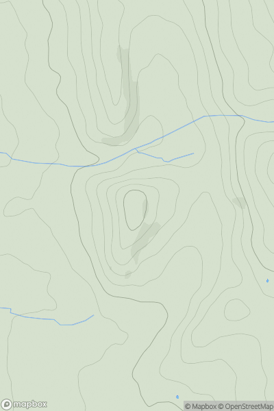 Thumbnail image for Brockhill showing contour plot for surrounding peak