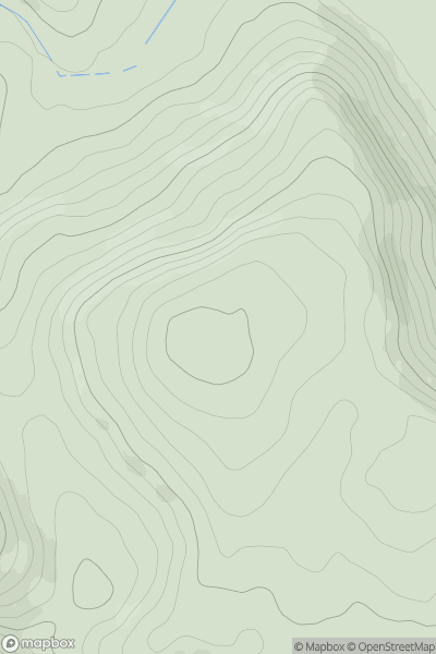 Thumbnail image for Great Doward showing contour plot for surrounding peak