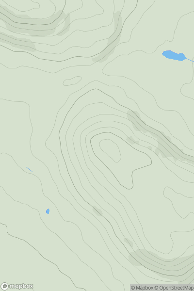 Thumbnail image for Merryhill showing contour plot for surrounding peak