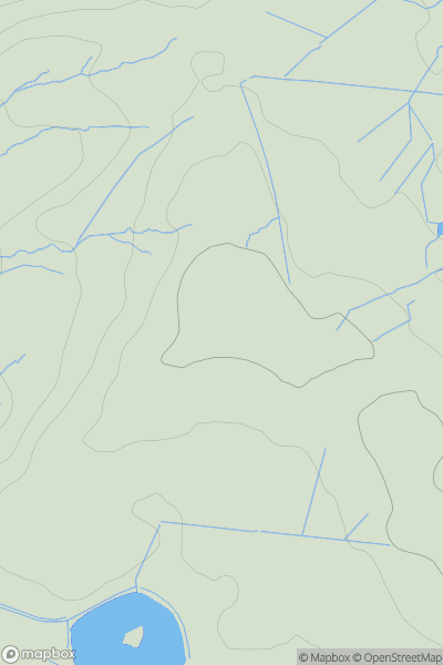 Thumbnail image for Crabtree Hill showing contour plot for surrounding peak
