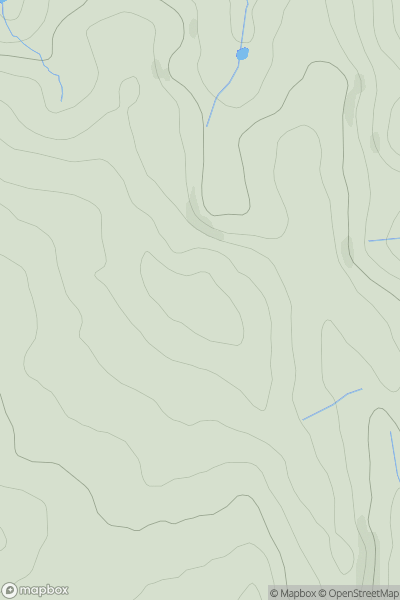 Thumbnail image for Perrystone Hill showing contour plot for surrounding peak