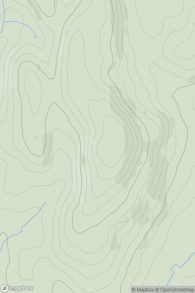 Thumbnail image for Woolpits Hill showing contour plot for surrounding peak