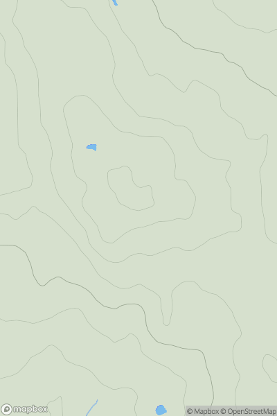 Thumbnail image for Hammer Hill showing contour plot for surrounding peak