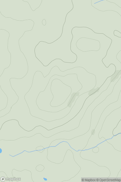 Thumbnail image for Sweeney Mountain showing contour plot for surrounding peak