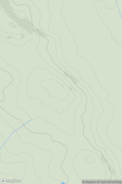 Thumbnail image for Dunseal Hill showing contour plot for surrounding peak