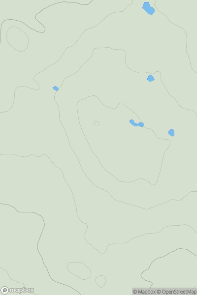 Thumbnail image for Redhill showing contour plot for surrounding peak
