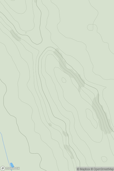 Thumbnail image for Cockyard Hill showing contour plot for surrounding peak