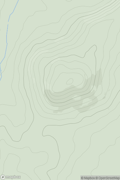 Thumbnail image for Dinedor Camp showing contour plot for surrounding peak