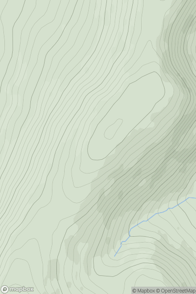 Thumbnail image for Bow SW Top showing contour plot for surrounding peak