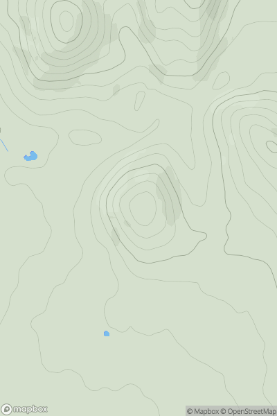 Thumbnail image for Bagburrow Hill showing contour plot for surrounding peak