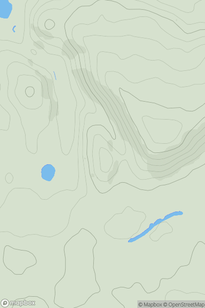 Thumbnail image for Elysian Hill showing contour plot for surrounding peak