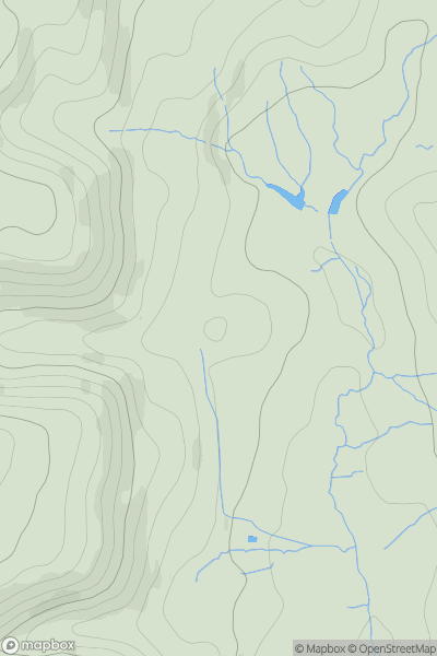 Thumbnail image for Vallets Hill showing contour plot for surrounding peak