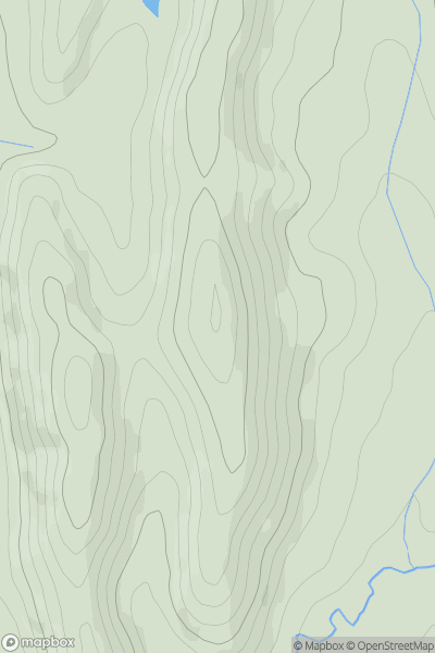 Thumbnail image for Suckley Hills showing contour plot for surrounding peak