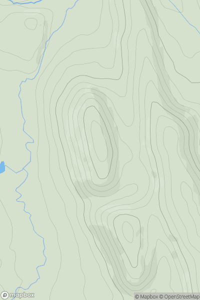 Thumbnail image for Bearswood Common showing contour plot for surrounding peak