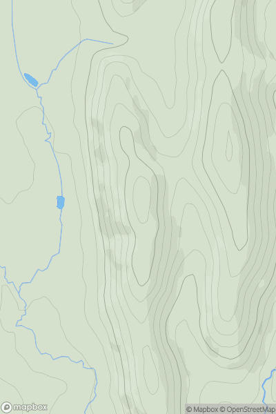 Thumbnail image for Suckley Hills West Top showing contour plot for surrounding peak