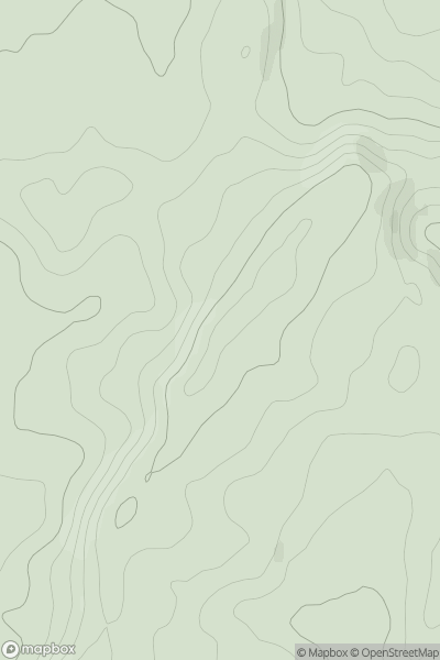 Thumbnail image for Kinver Edge showing contour plot for surrounding peak