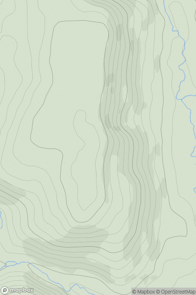 Thumbnail image for Blakeney Hill showing contour plot for surrounding peak