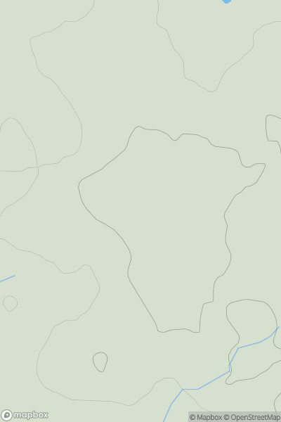 Thumbnail image for White Oak Hill showing contour plot for surrounding peak