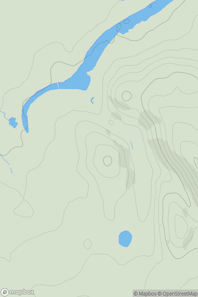 Thumbnail image for Red Castle showing contour plot for surrounding peak