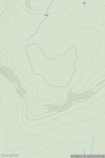 Thumbnail image for Haughmond Hill showing contour plot for surrounding peak
