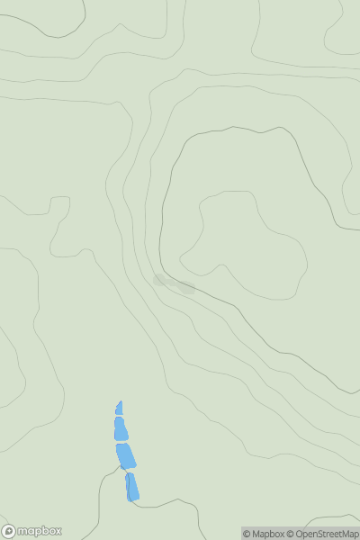 Thumbnail image for Lizard Hill showing contour plot for surrounding peak