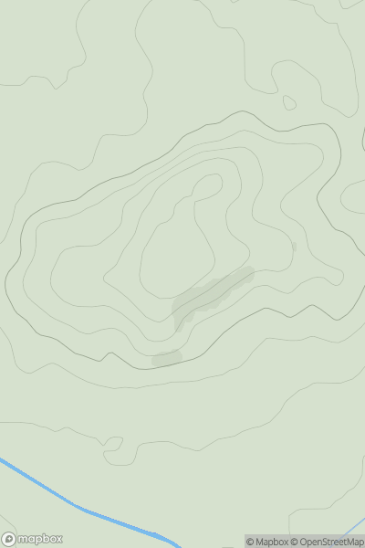 Thumbnail image for Broomy Lakes showing contour plot for surrounding peak