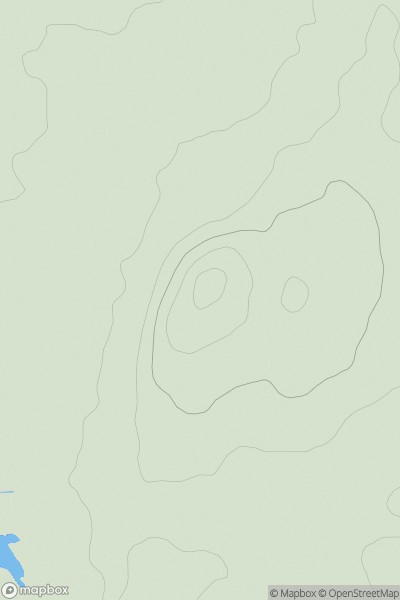 Thumbnail image for Lilleshall Hill showing contour plot for surrounding peak