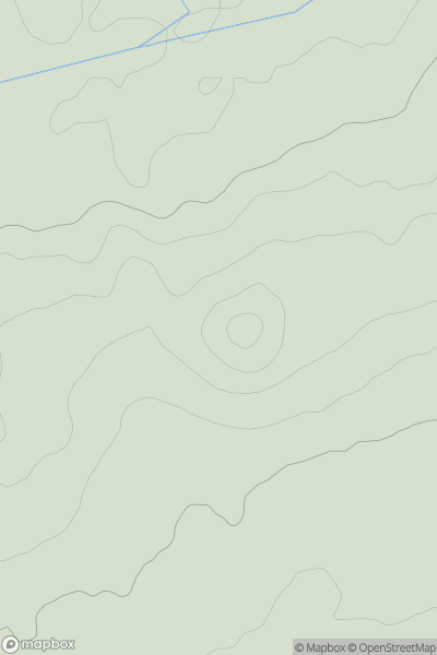 Thumbnail image for Middle Barns Hill showing contour plot for surrounding peak
