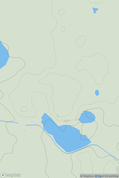 Thumbnail image for George's Wood showing contour plot for surrounding peak