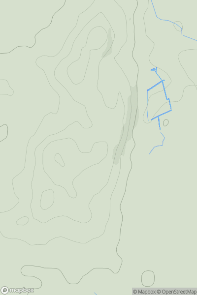 Thumbnail image for Tedsmore Hill showing contour plot for surrounding peak