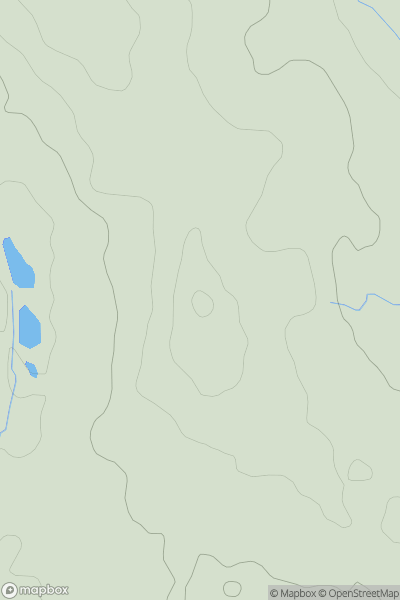 Thumbnail image for Tasley Hill showing contour plot for surrounding peak