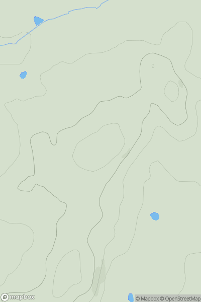 Thumbnail image for Egleton Hill showing contour plot for surrounding peak
