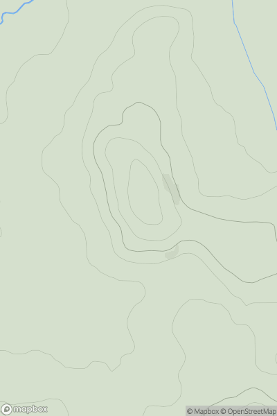 Thumbnail image for Meephill showing contour plot for surrounding peak